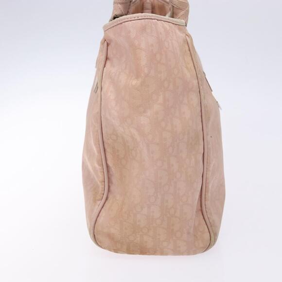 DIOR Trotter Canvas Tote Bag Pink Silver - Picture 4 of 12